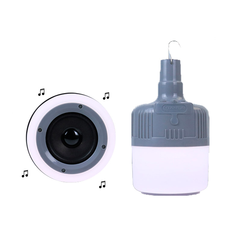 Foco Recargable con Bocina Bluetooth 8W - EM17W8G