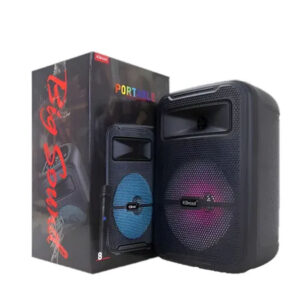 Bocina 8" Bluetooth, USB, Micro SD, Micrófono- KTS-2167