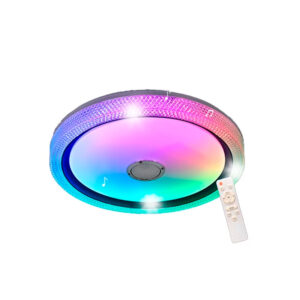 Lámpara Para Techo LED RGB con Bocina Bluetooth - LRW3504