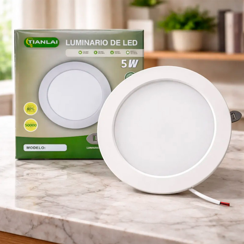 Luminaria LED Empotrable Luz Blanca Fría 5W - S54W05 - Image 3