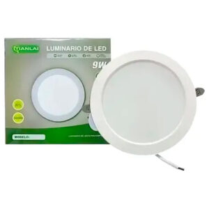 Luminaria LED Empotrable Luz Blanca Fría 9W - S54W09