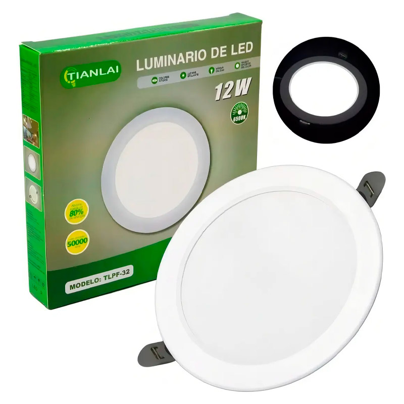 Luminaria LED Empotrable Luz Blanca Fría 12W - S54W12 - Image 2