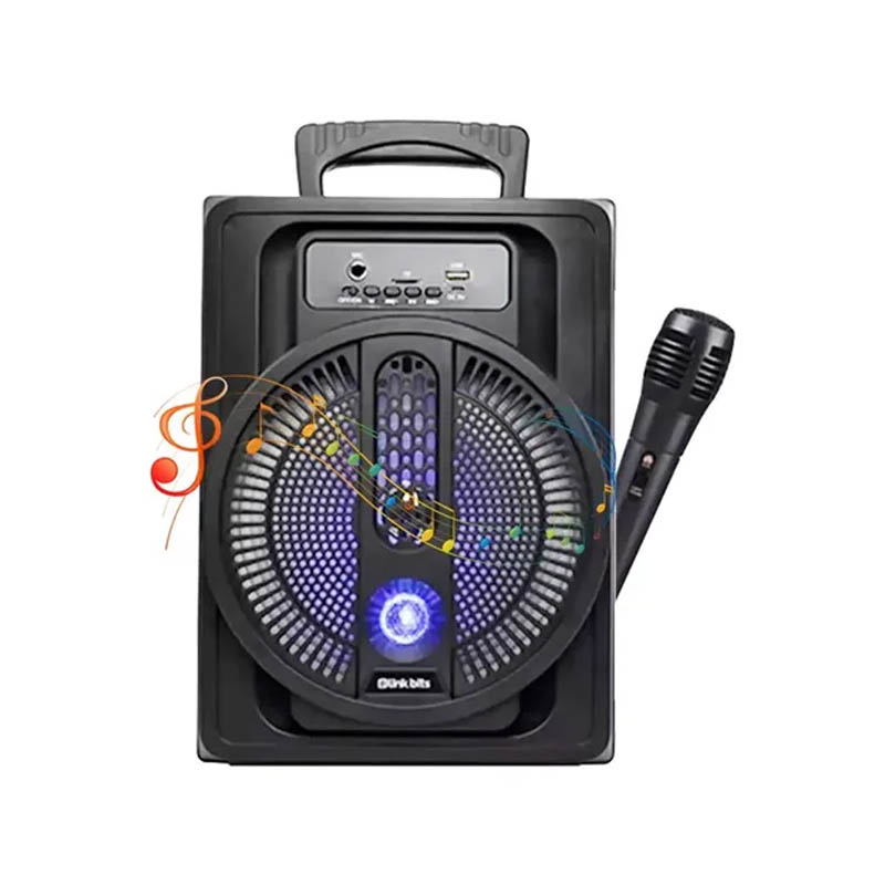 Bocina Inalámbrica Bluetooth 8" Con Micrófono y Luz RGB - SA8056T - Image 2