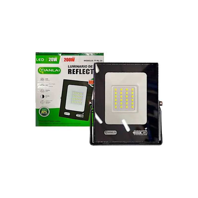Reflector LED Luz Blanca de 20W para Exteriores - R48W20