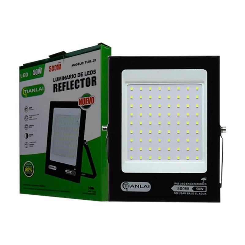 Reflector LED Luz Blanca de 50W para Exteriores - R48W50