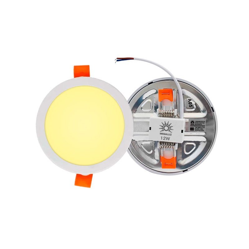 Panel LED Empotrable Ajustable de 12W Luz Cálida – S10CW12